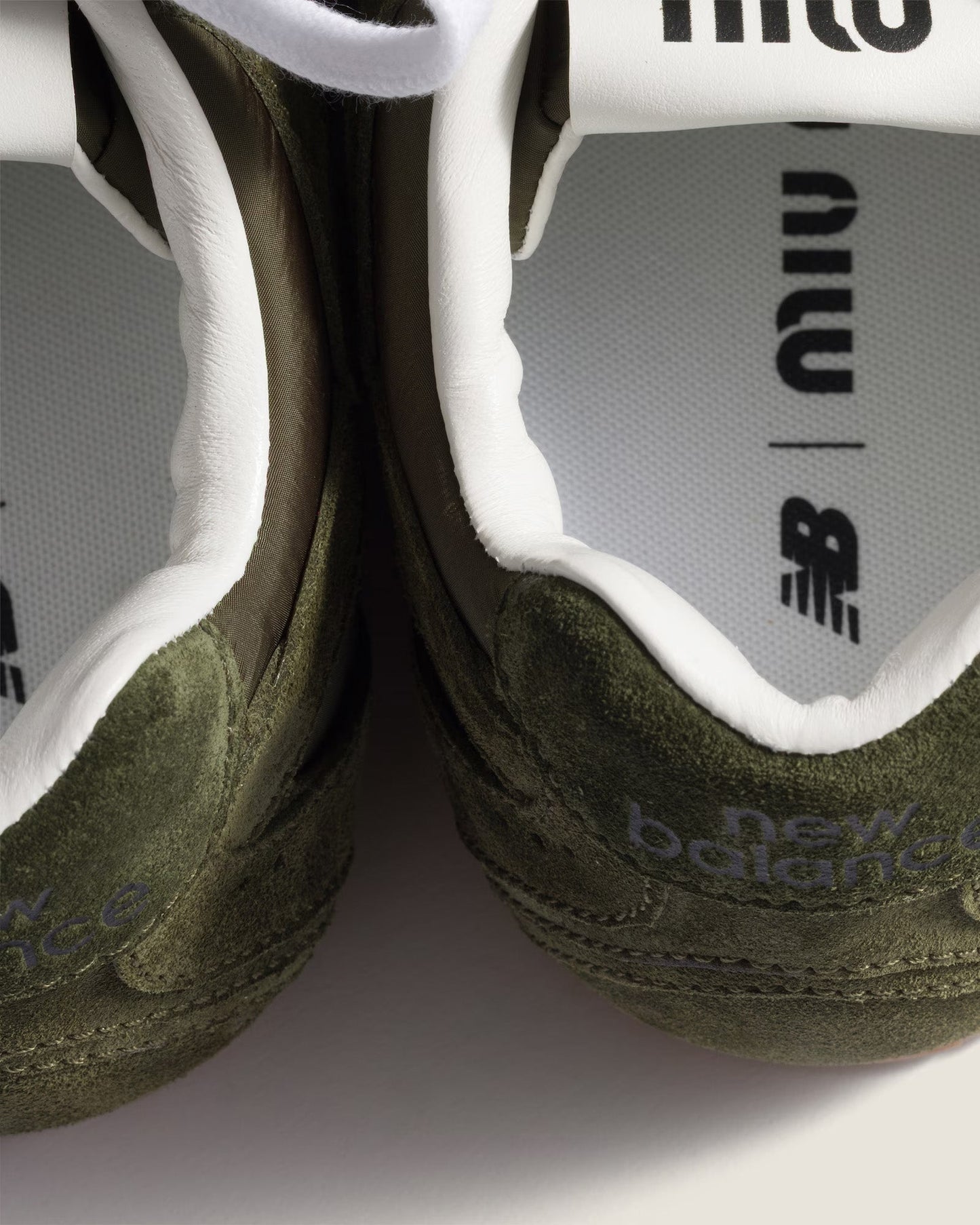 530 SL Technical Fabric & Suede Forest Green Low Top Sneakers