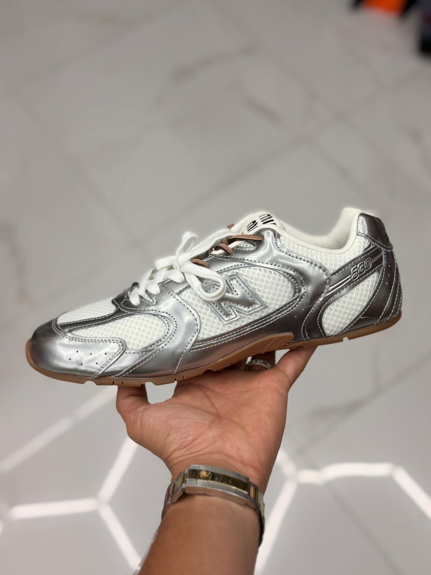 New Balance 530 MIU MIU “Metallic Silver”