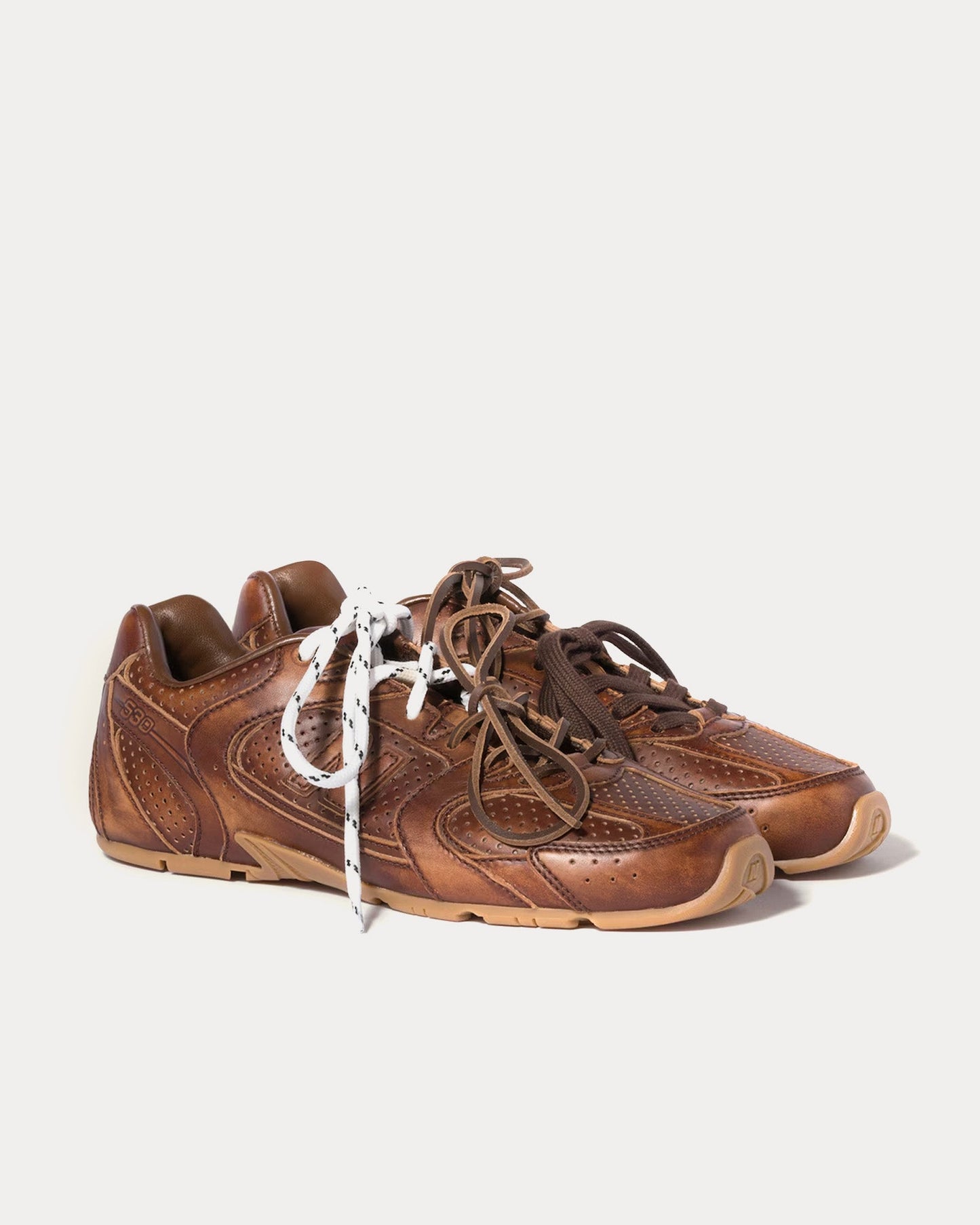 530 SL Deco Leather Sienna Low Top Sneakers