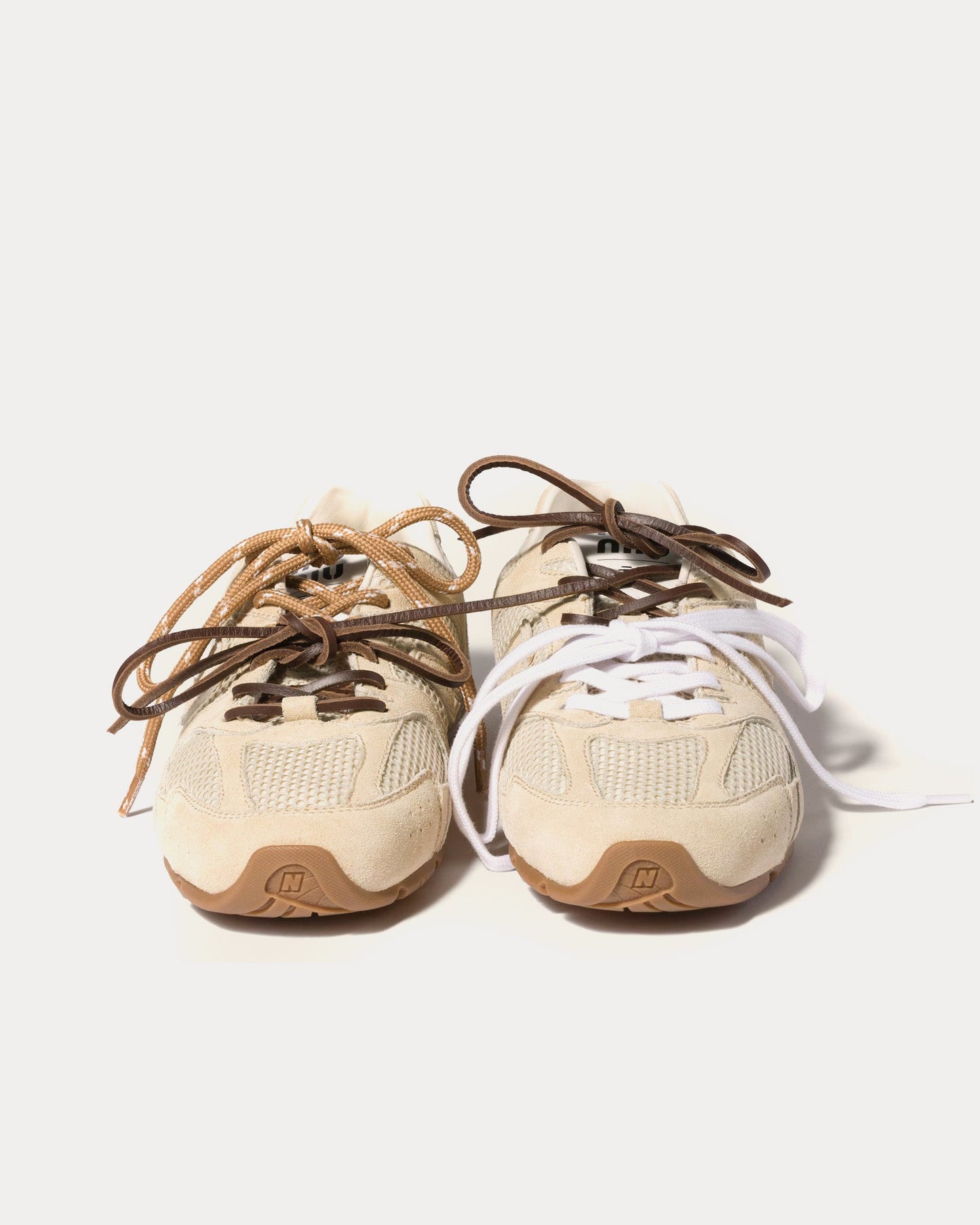 530 SL Suede & Mesh Butter Yellow Low Top Sneakers