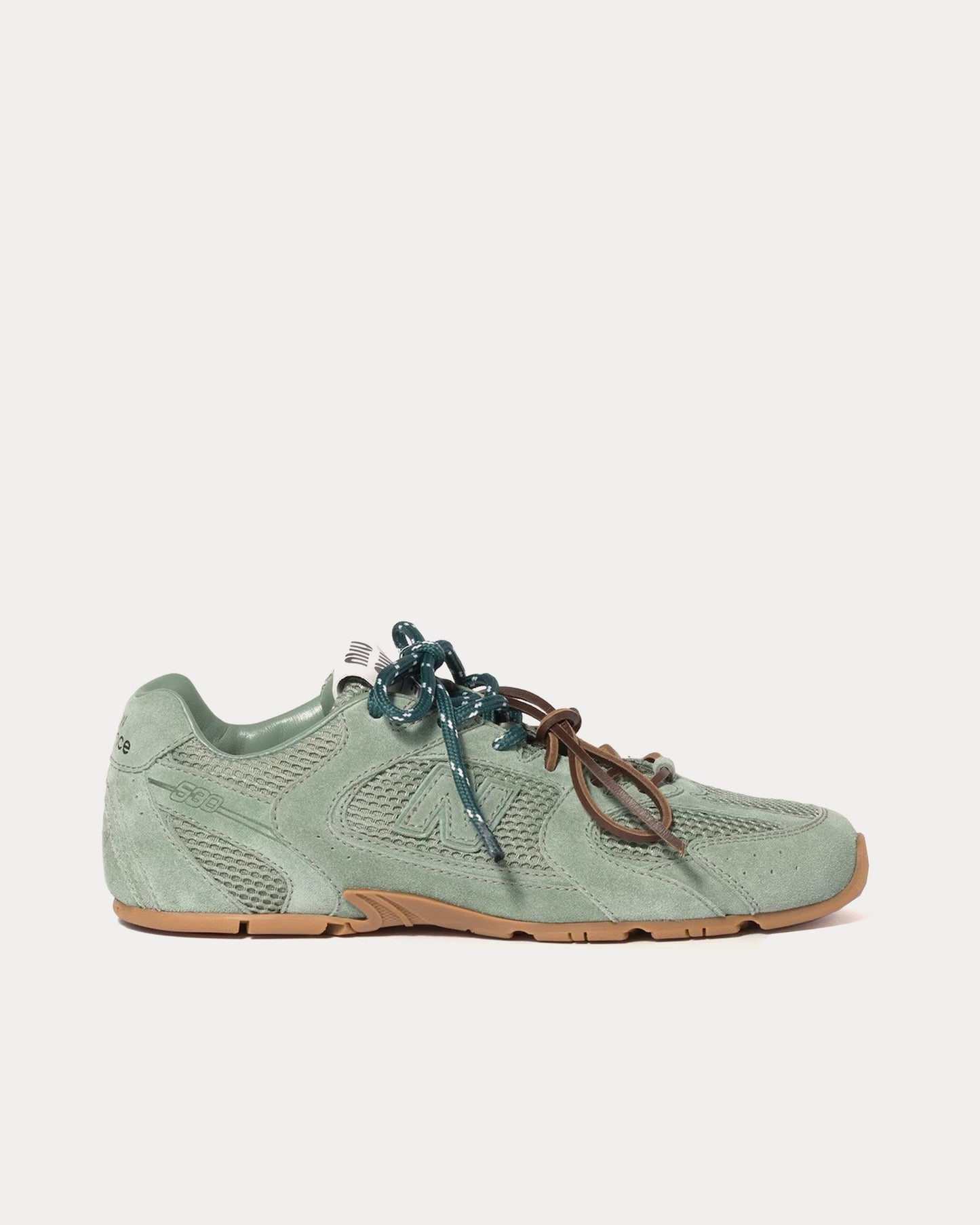 530 SL Suede & Mesh Sage Green Low Top Sneakers