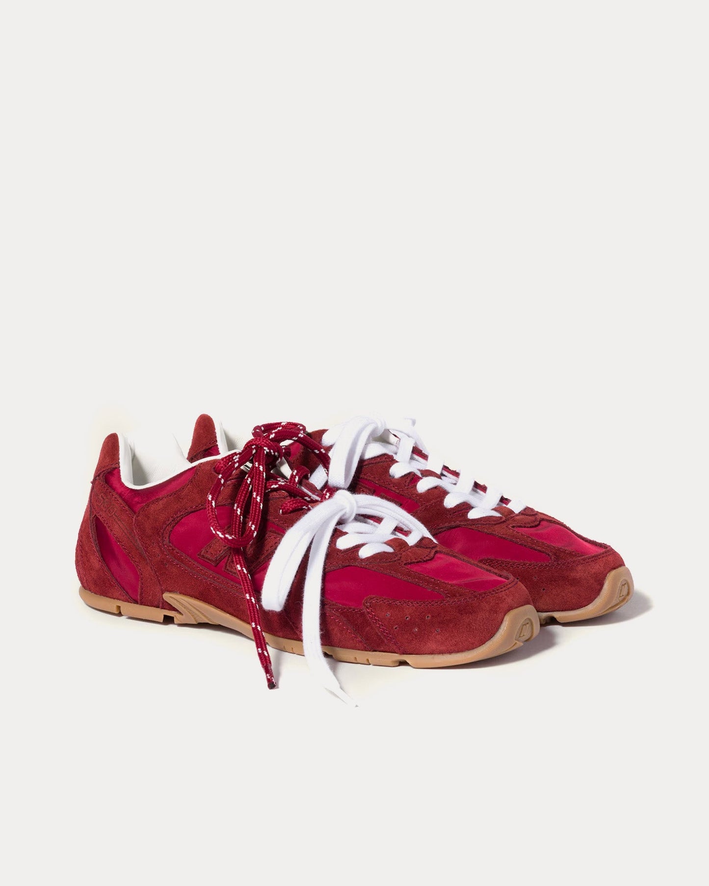 530 SL Technical Fabric & Suede Cerise Low Top Sneakers