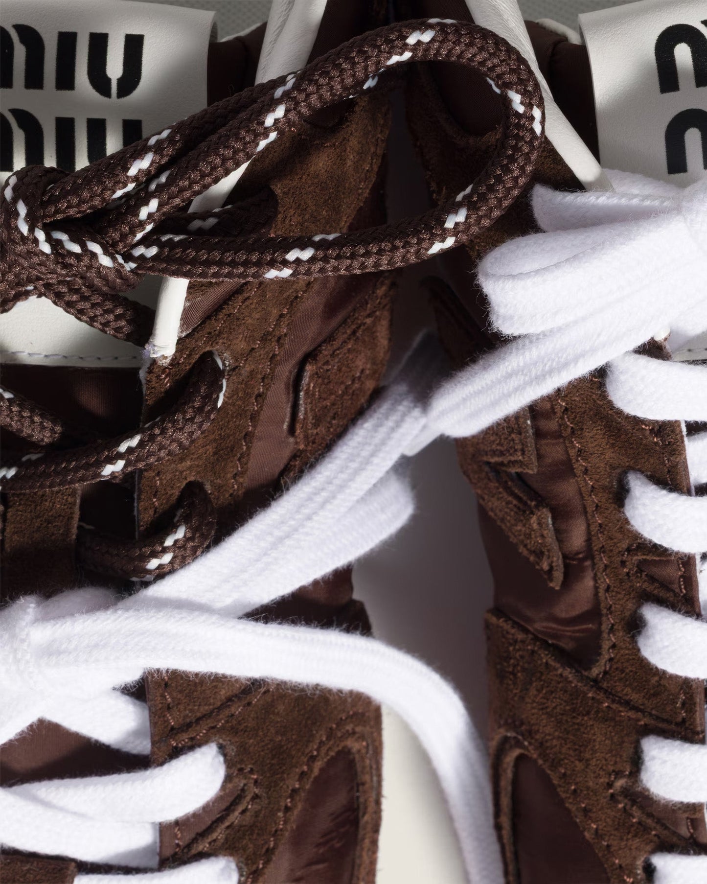 530 SL Technical Fabric & Suede Cocoa Brown Low Top Sneakers