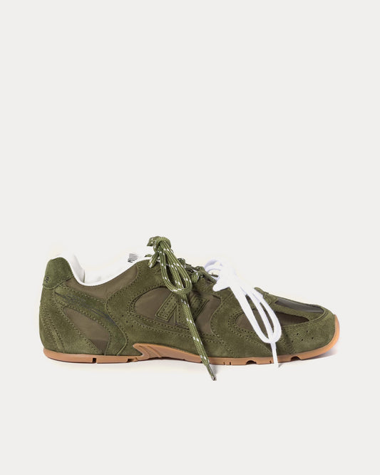 530 SL Technical Fabric & Suede Forest Green Low Top Sneakers