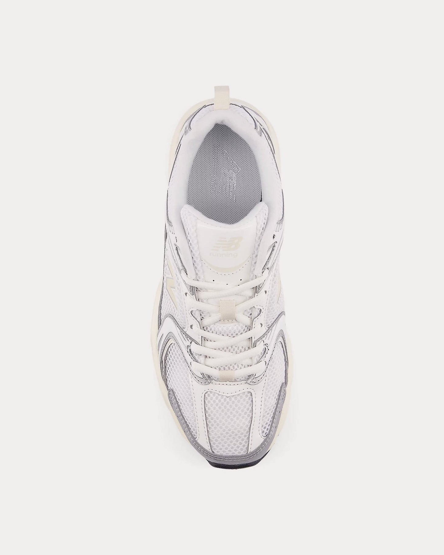 530 Silver Metallic / Linen Low Top Sneakers
