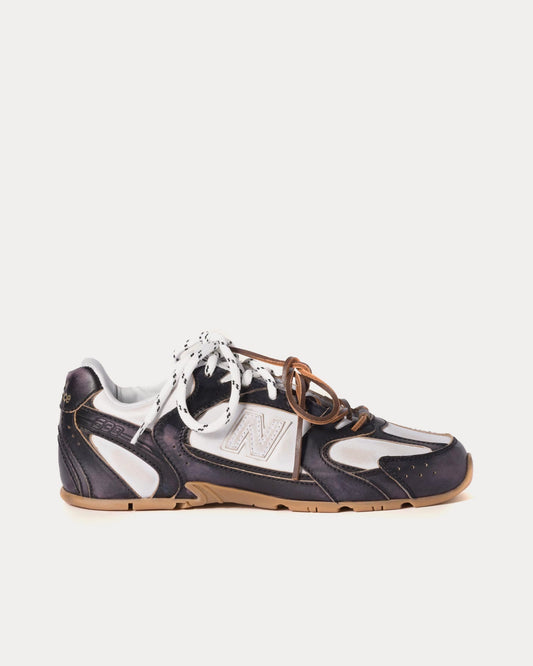 530 SL Deco Calf Leather Black / White Low Top Sneakers